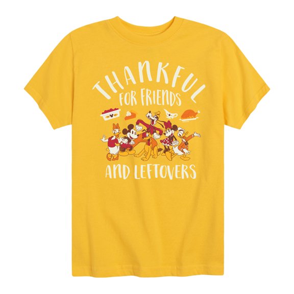 Mickey & Friends - Friends And Leftovers - Toddler and Youth Short Sleeve Graphic T-Shirt