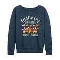thumbnail image 1 of Mickey & Friends - Friends And Leftovers - Women's Lightweight French Terry Long Sleeve Shirt, 1 of 4