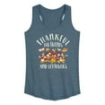 thumbnail image 1 of Mickey & Friends - Friends And Leftovers - Women's Racerback Tank Top, 1 of 4