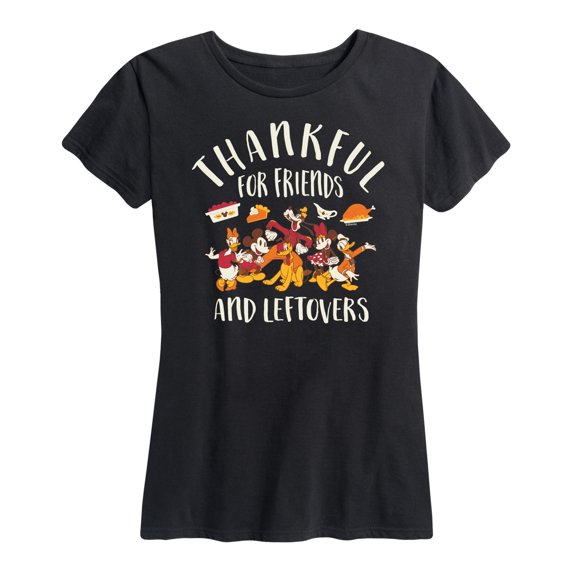 Mickey & Friends - Friends And Leftovers - Women's Short Sleeve Graphic T-Shirt