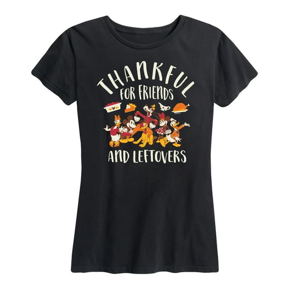 Mickey & Friends - Friends And Leftovers - Women's Short Sleeve Graphic T-Shirt