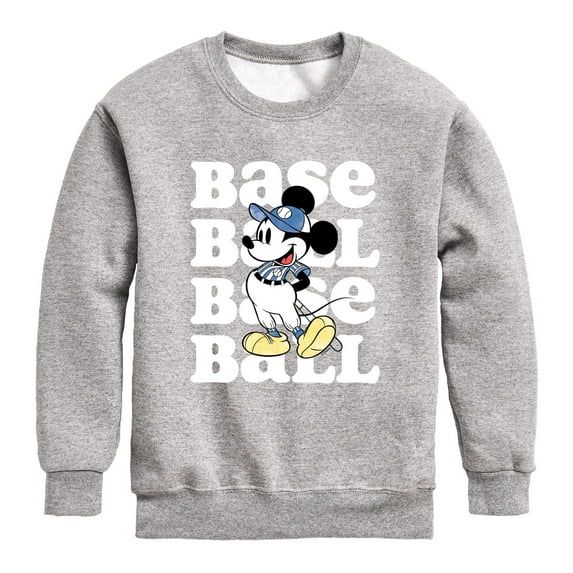 Mickey & Friends - Future GOAT in Training (Mickey) - Toddler And Youth Crewneck Fleece Sweatshirt