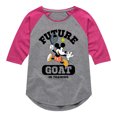 thumbnail image 1 of Mickey & Friends - Future GOAT in Training (Mickey) - Toddler And Youth Girls Raglan Graphic T-Shirt, 1 of 4