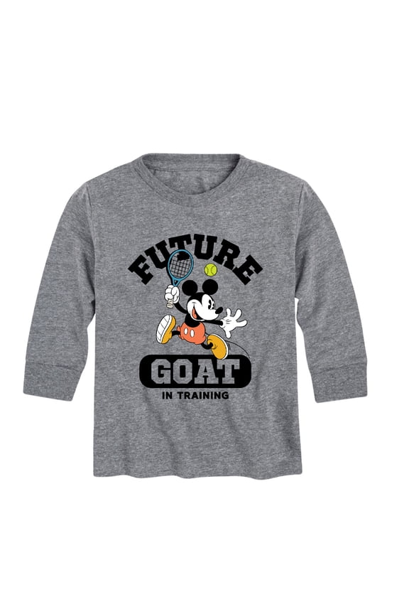 Mickey & Friends - Future GOAT in Training (Mickey) - Toddler And Youth Long Sleeve Graphic T-Shirt