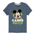 thumbnail image 1 of Mickey & Friends - Gamer At Work - Toddler And Youth Short Sleeve Graphic T-Shirt, 1 of 5