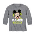thumbnail image 1 of Mickey & Friends - Gamer at Work - Toddler And Youth Long Sleeve Graphic T-Shirt, 1 of 5