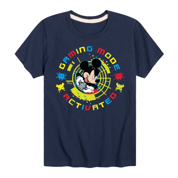 Mickey & Friends - Gaming Mode Activated - Toddler And Youth Short Sleeve Graphic T-Shirt