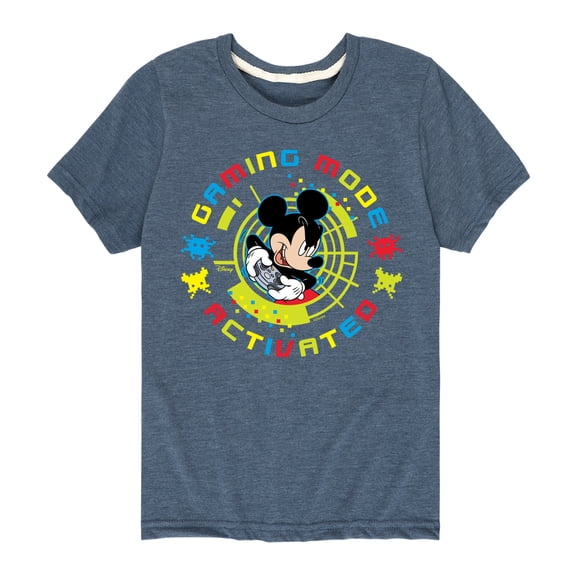 Mickey & Friends - Gaming Mode Activated - Toddler And Youth Short Sleeve Graphic T-Shirt