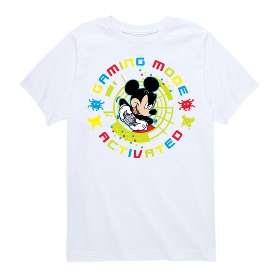 Mickey & Friends - Gaming Mode Activated - Toddler And Youth Short Sleeve Graphic T-Shirt