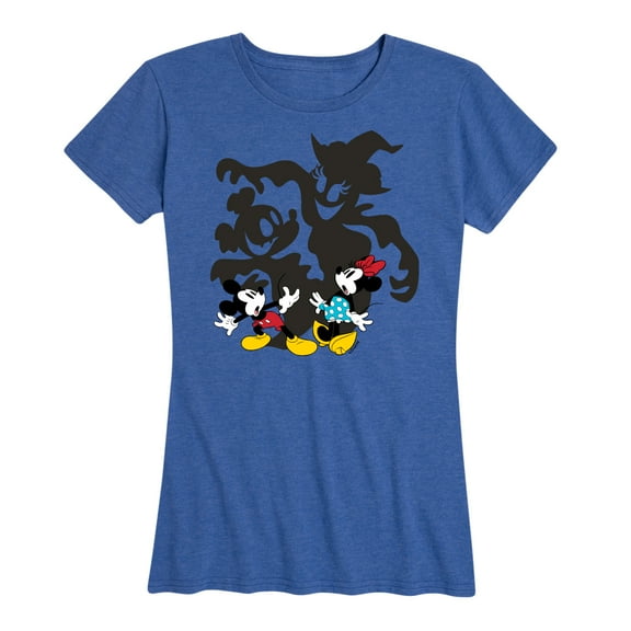 Mickey & Friends - Ghost Shadows - Women's Short Sleeve Graphic T-Shirt