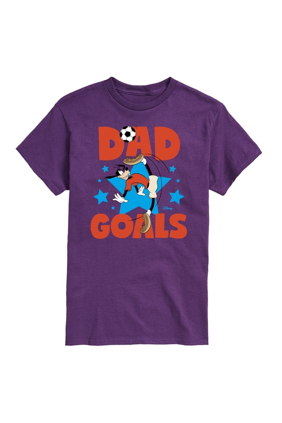 - Goofy Dad Goals Short Sleeve Graphic T-Shirt