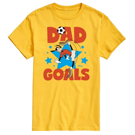 Mickey & Friends - Goofy Dad Goals - Father's Day Gift - Men's Short Sleeve Graphic T-Shirt