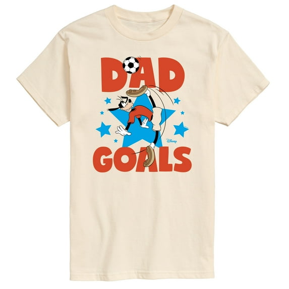 Mickey & Friends - Goofy Dad Goals - Father's Day Gift - Men's Short Sleeve Graphic T-Shirt