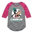 thumbnail image 1 of Mickey & Friends - Goofy Gawrsh - Toddler And Youth Girls Raglan Graphic T-Shirt, 1 of 5