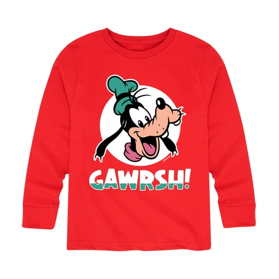 Mickey & Friends - Goofy Gawrsh - Toddler And Youth Long Sleeve Graphic T-Shirt