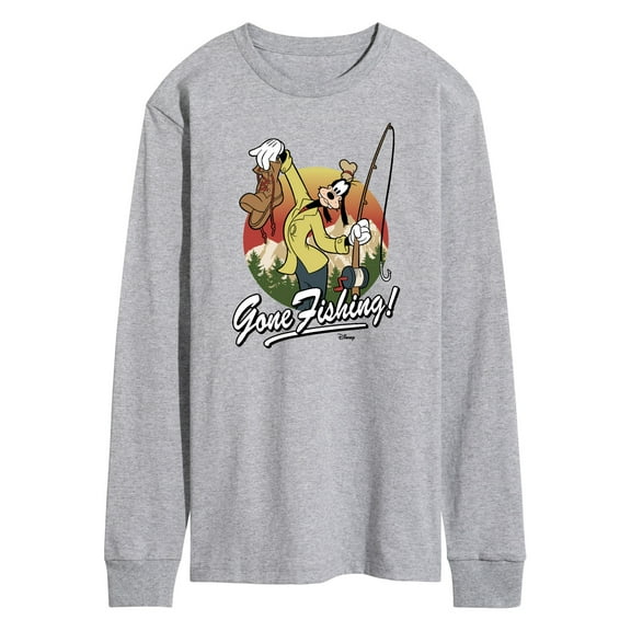 Mickey & Friends - Goofy Gone Fishing - Men's Long Sleeve T-Shirt