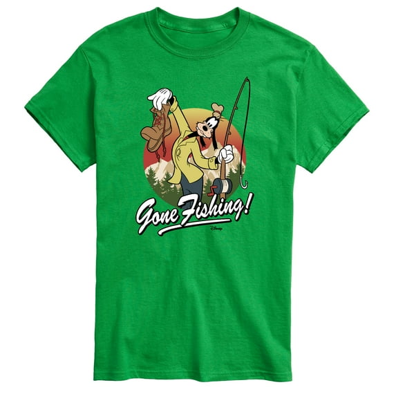 Mickey & Friends - Goofy Gone Fishing - Men's Short Sleeve Graphic T-Shirt