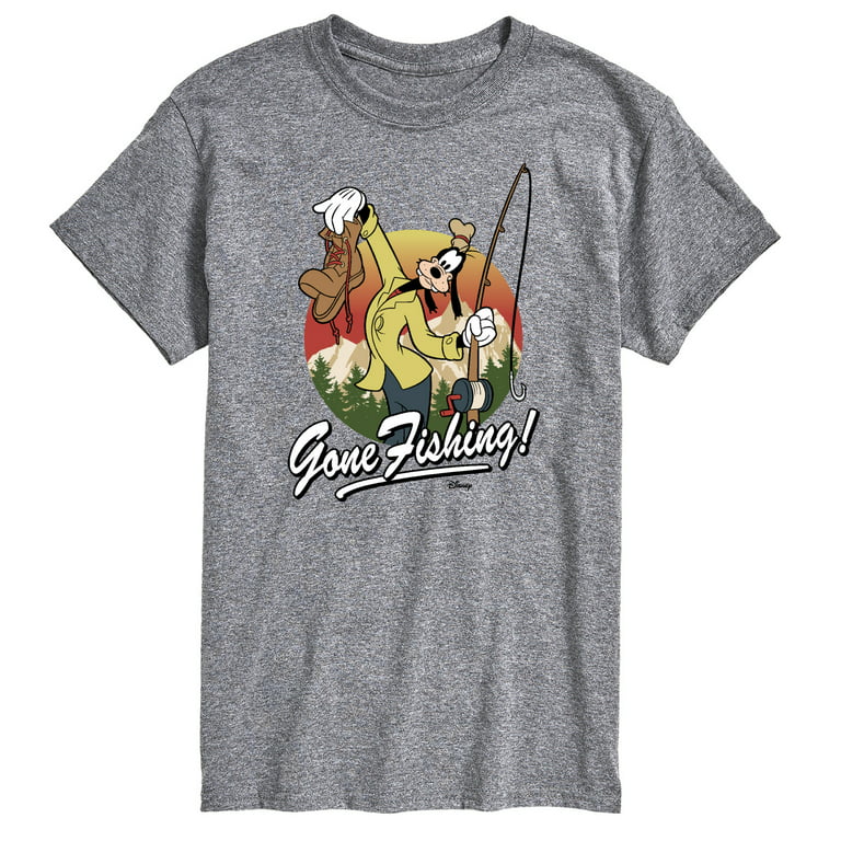 Mickey & Friends - Goofy Gone Fishing - Men's Short Sleeve Graphic T-Shirt