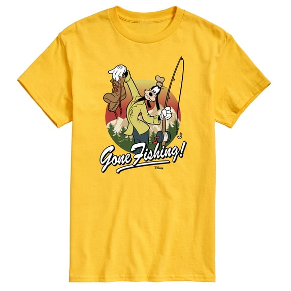 Mickey & Friends - Goofy Gone Fishing - Men's Short Sleeve Graphic T-Shirt