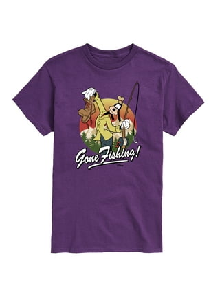 Mickey & Friends - Goofy Gone Fishing - Men's Short Sleeve Graphic T-Shirt  