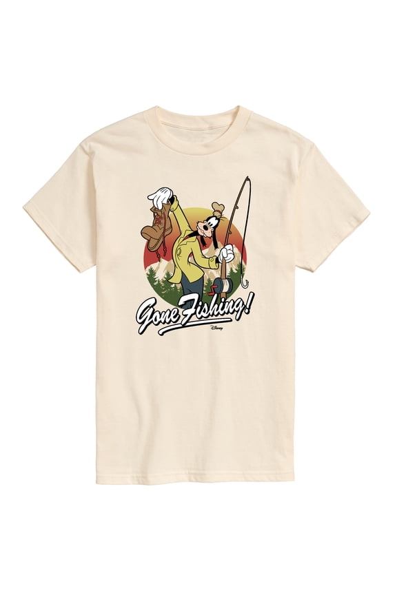 Mickey & Friends - Goofy Gone Fishing - Men's Short Sleeve Graphic T-Shirt