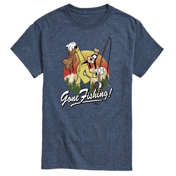 Mickey & Friends - Goofy Gone Fishing - Men's Short Sleeve Graphic T-Shirt