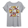 thumbnail image 1 of Mickey & Friends - Goofy Grid - Juniors Ideal Flowy Muscle T-Shirt, 1 of 4