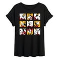 thumbnail image 1 of Mickey & Friends - Goofy Grid - Women's Oversized T-Shirt, 1 of 5