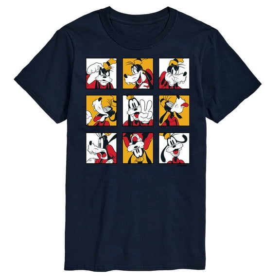 Mickey & Friends - Goofy Grid - Men's Short Sleeve Graphic T-Shirt