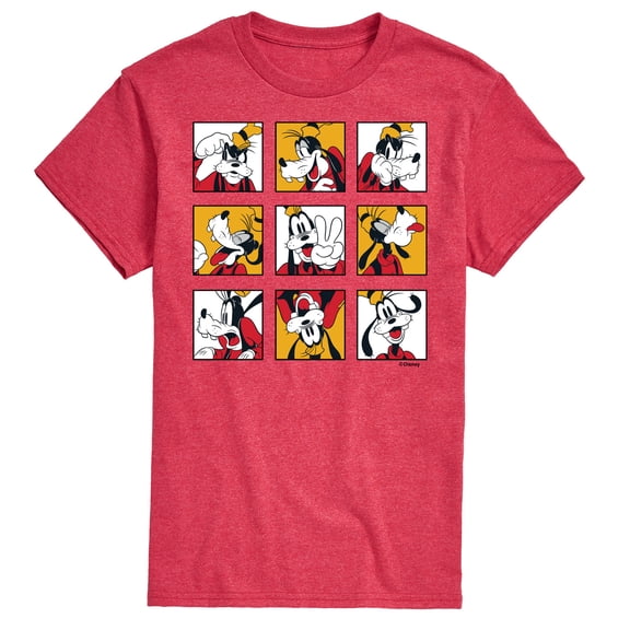 Mickey & Friends - Goofy Grid -  Men's Short Sleeve Graphic T-Shirt