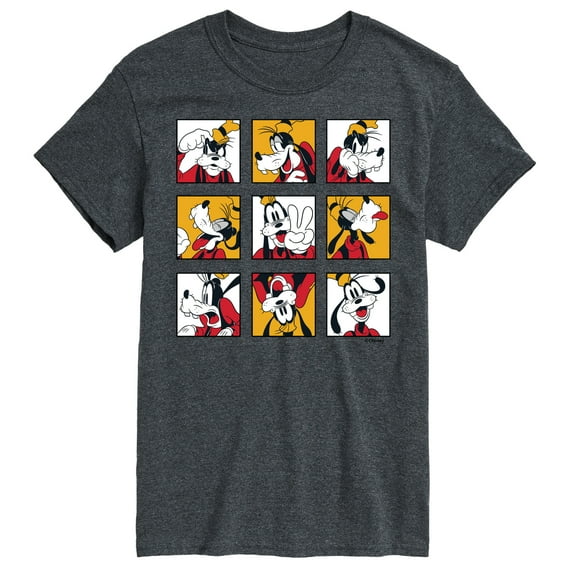 Mickey & Friends - Goofy Grid - Men's Short Sleeve Graphic T-Shirt