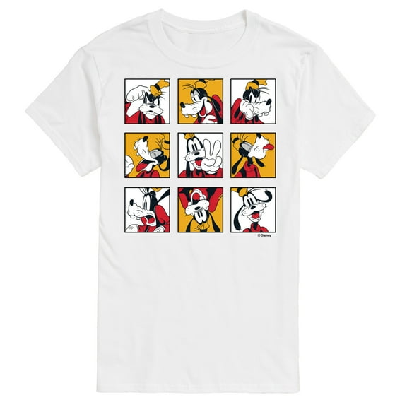 Mickey & Friends - Goofy Grid - Men's Short Sleeve Graphic T-Shirt