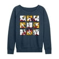 thumbnail image 1 of Mickey & Friends - Goofy Grid - Women's Lightweight French Terry Long Sleeve Shirt, 1 of 5