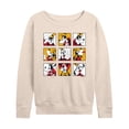thumbnail image 1 of Mickey & Friends - Goofy Grid - Women's Lightweight French Terry Long Sleeve Shirt, 1 of 5