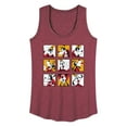 thumbnail image 1 of Mickey & Friends - Goofy Grid - Women's Racerback Tank Top, 1 of 5