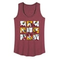 thumbnail image 1 of Mickey & Friends - Goofy Grid - Women's Racerback Tank Top, 1 of 5