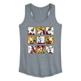 thumbnail image 1 of Mickey & Friends - Goofy Grid - Women's Racerback Tank Top, 1 of 5