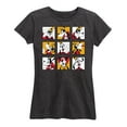 thumbnail image 1 of Mickey & Friends - Goofy Grid - Women's Short Sleeve Graphic T-Shirt, 1 of 5