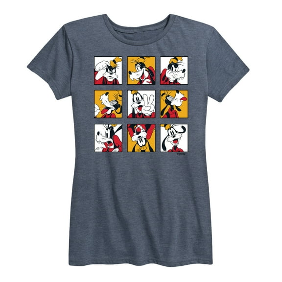 Mickey & Friends - Goofy Grid - Women's Short Sleeve Graphic T-Shirt