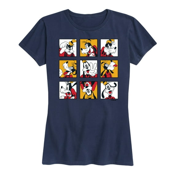 Mickey & Friends - Goofy Grid - Women's Short Sleeve Graphic T-Shirt