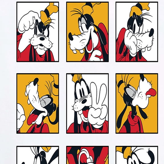 Mickey & Friends - Goofy Grid - Women's Short Sleeve Graphic T-Shirt