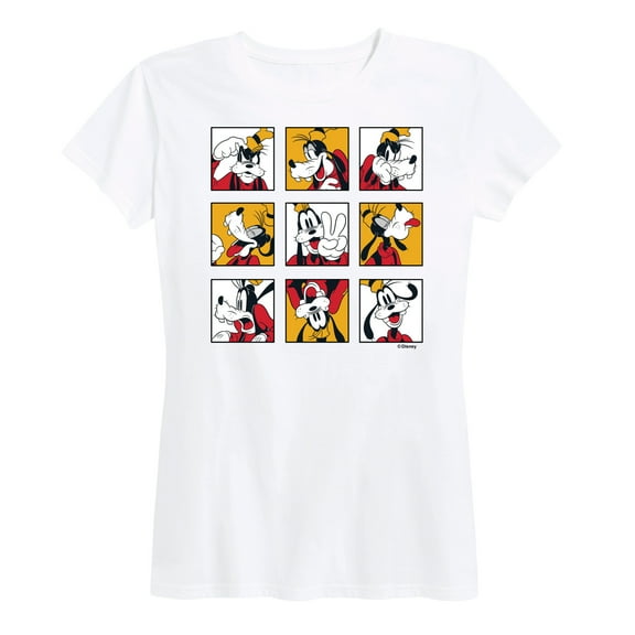 Mickey & Friends - Goofy Grid - Women's Short Sleeve Graphic T-Shirt
