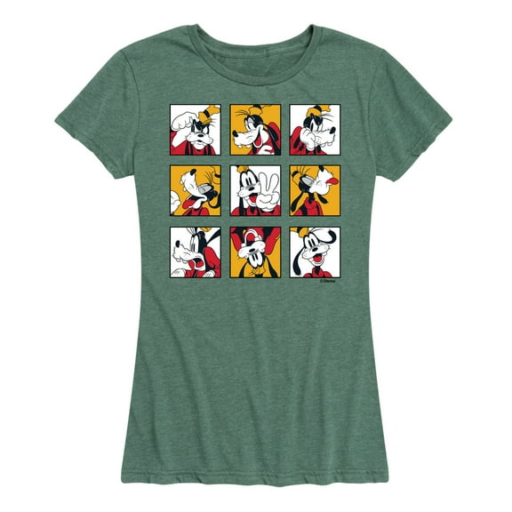 Mickey & Friends - Goofy Grid - Women's Short Sleeve Graphic T-Shirt