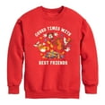 thumbnail image 1 of Mickey & Friends - Gourd Times With Best Friends - Toddler and Youth Crewneck Fleece Sweatshirt, 1 of 4