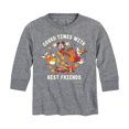 thumbnail image 1 of Mickey & Friends - Gourd Times With Best Friends - Toddler and Youth Long Sleeve Graphic T-Shirt, 1 of 4