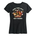 thumbnail image 1 of Mickey & Friends - Gourd Times With Best Friends - Women's Short Sleeve Graphic T-Shirt, 1 of 4