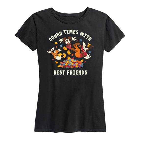 Mickey & Friends - Gourd Times With Best Friends - Women's Short Sleeve Graphic T-Shirt