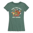 thumbnail image 1 of Mickey & Friends - Gourd Times With Best Friends - Women's Short Sleeve Graphic T-Shirt, 1 of 4