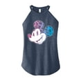 thumbnail image 1 of Mickey & Friends - Gradient Floral Mickey Fill - Juniors Cropped Cotton Blend T-Shirt, 1 of 4
