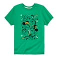 thumbnail image 1 of Mickey & Friends - Halloween Collage - Toddler And Youth Short Sleeve Graphic T-Shirt, 1 of 5